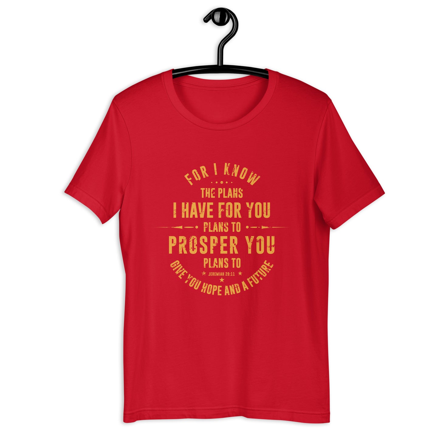 Jeremiah 29:11 -SS Unisex T-Shirt