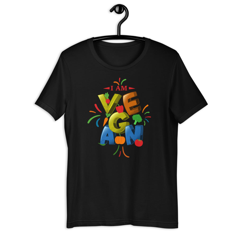 I am Vegan -SS Unisex T-Shirt