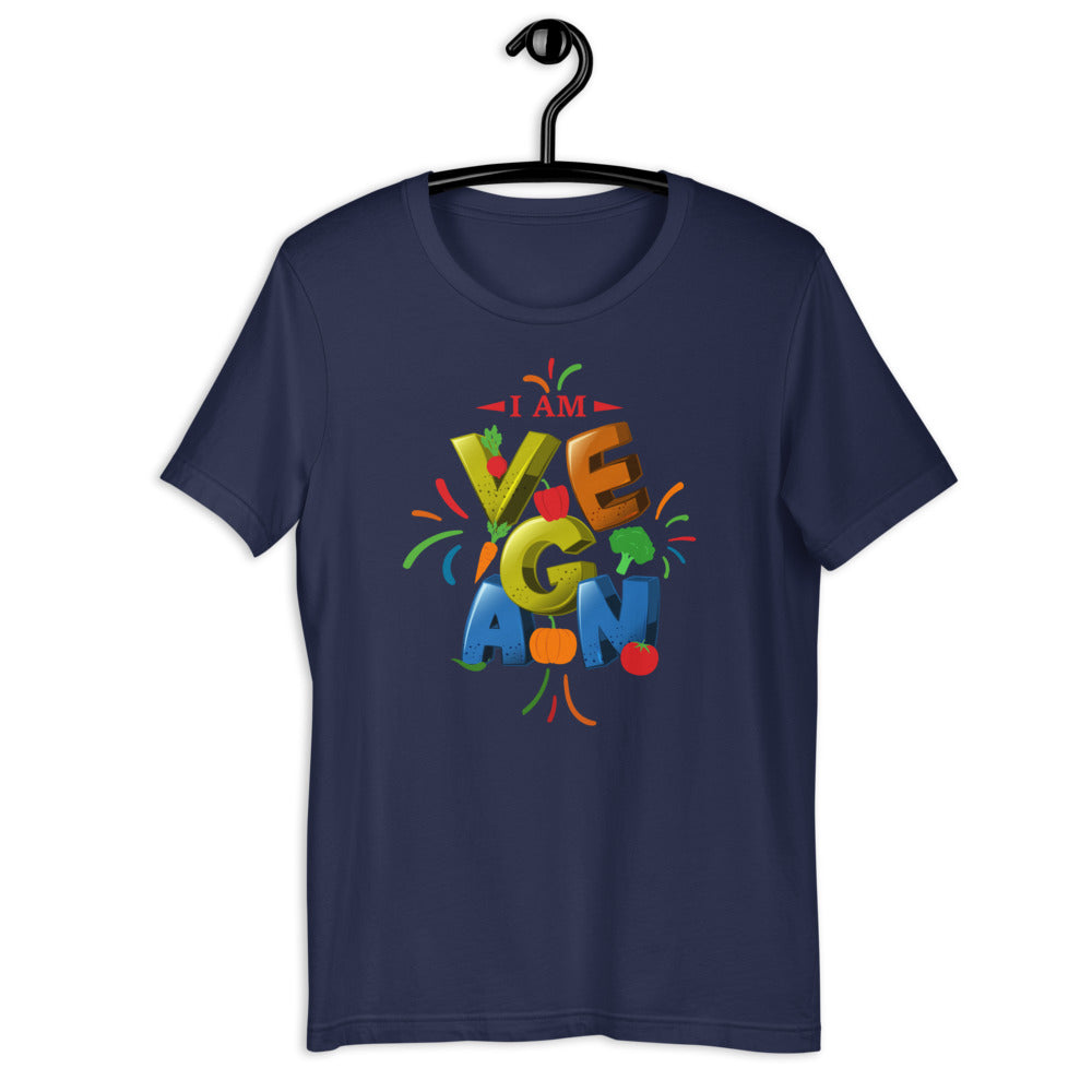 I am Vegan -SS Unisex T-Shirt