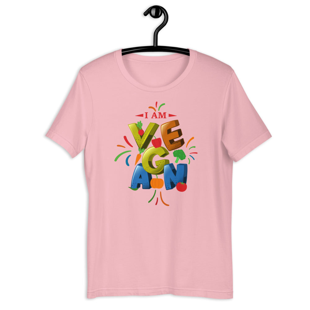 I am Vegan -SS Unisex T-Shirt