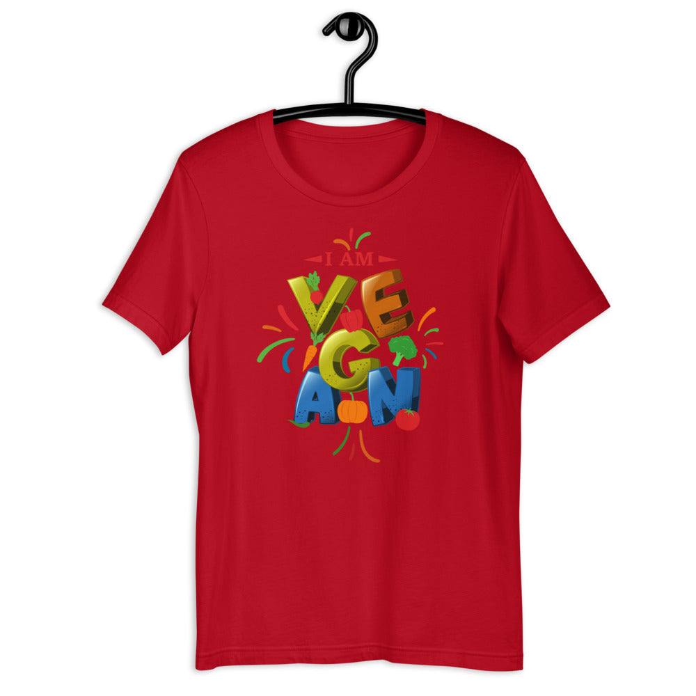 I am Vegan -SS Unisex T-Shirt