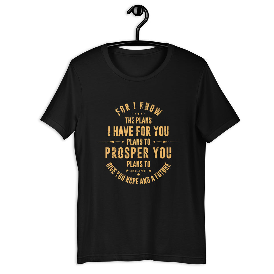 Jeremiah 29:11 -SS Unisex T-Shirt