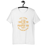 Jeremiah 29:11 -SS Unisex T-Shirt