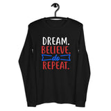 Dream Believe Long Sleeve Tee - Thecoloringpen